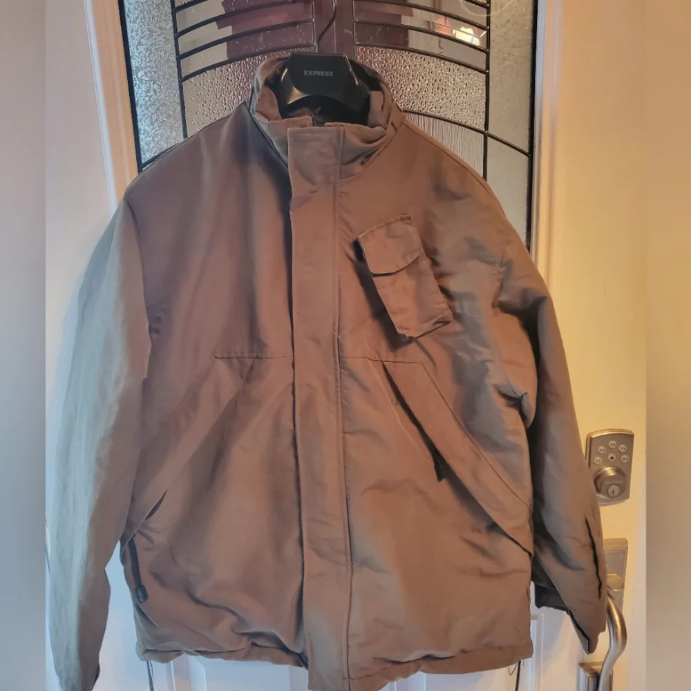 Old Navy Men's Large Outerwear Jacket, Army Green color, Great Used condition ๐ - Picture 1 of 11